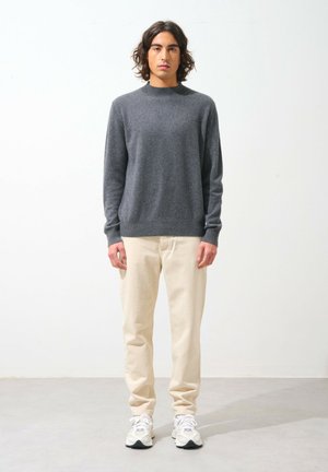 COL ROND - Strickpullover - mottled anthracite