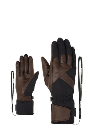 Ziener SKI GETTER AS - Gloves - braun