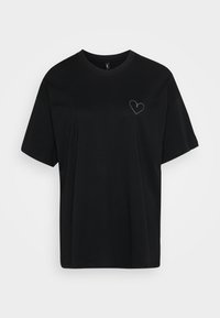 ONLCARRIE LIFE CHERRY - Trükipildiga T-särk - black