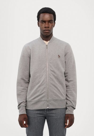 PS Paul Smith REGULAR FIT ZEBRA - Sweat zippé - grey