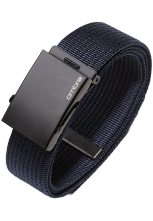 WEBBING WITH ADJUSTABLE BUCKLE - Ceinture - blue navy