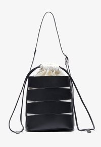 LEATHER - Handväska - black