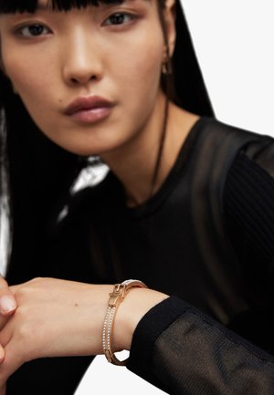AllSaints, ALLSAINTS PEARL BUCKLE BANGLE BRACELET - Bracelet - open white