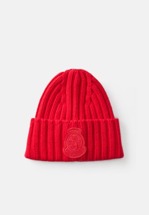CREST FLUFFY BEANIE - Muts - primary red