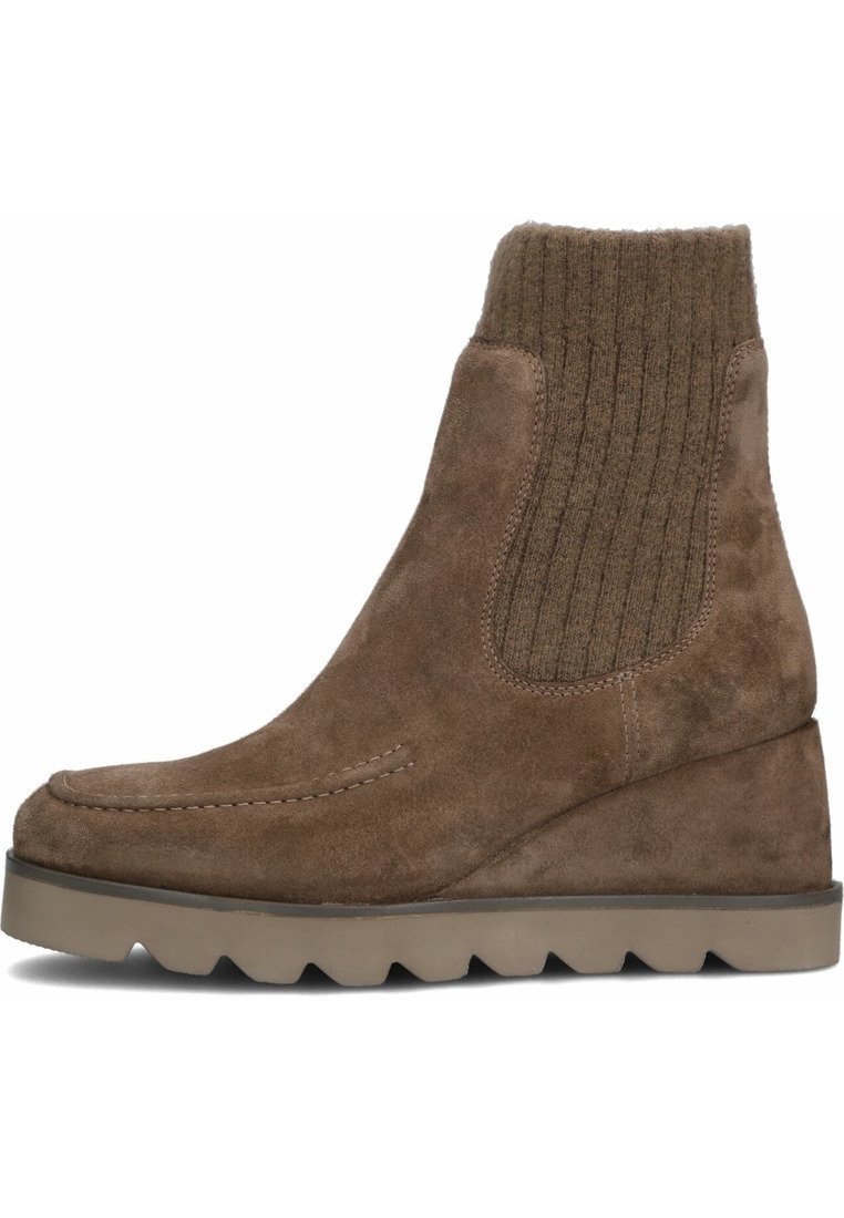 Unisa Bottines compensées - taupe