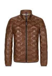 Milestone MSAVERSA - Lederjacke - cognac