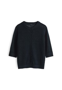 SLIM FIT 3/4 SLEEVE - Cardigan - coal blue