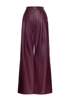 faina, Pantalon en cuir - burgundy