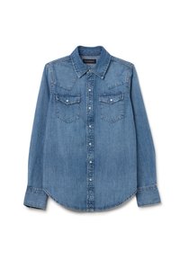 PIOMBO WESTERN - Camicia - light wash