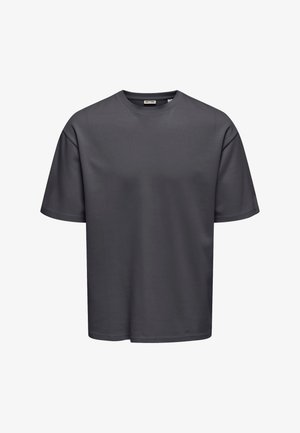 Only & Sons, CASPIAN KURZARM - Βασικό μπλουζάκι - grau