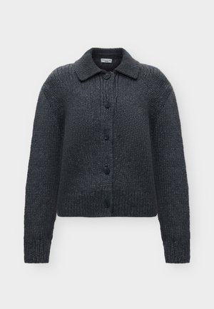 Marc O'Polo DENIM, LONGSLEEVE - Gilet - dark grey melange