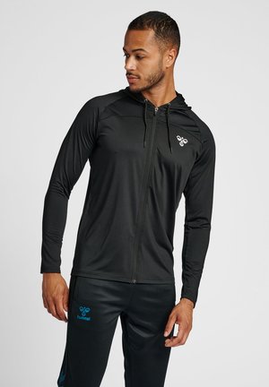 GG12 - Felpa con zip - black