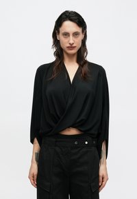MM6 Maison Margiela LONG SLEEVED - Blúz - black