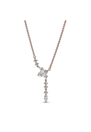 SPARKLING HERBARIUM CLUSTER DROP  - Collier - rose gold plated