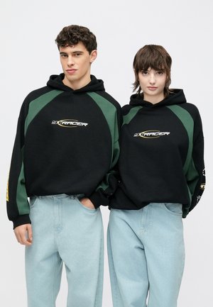UNISEX - Sudadera - black/dark green