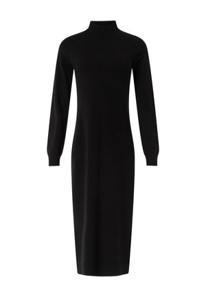 MIT TURTLENECK - Strickkleid - schwarz