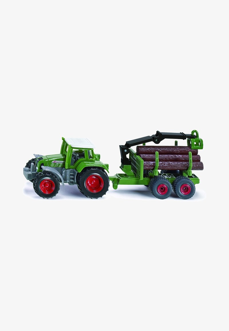 Siku MET AANHANGWAGEN EN BOOMSTRONKEN GROEN - Toy car - grün
