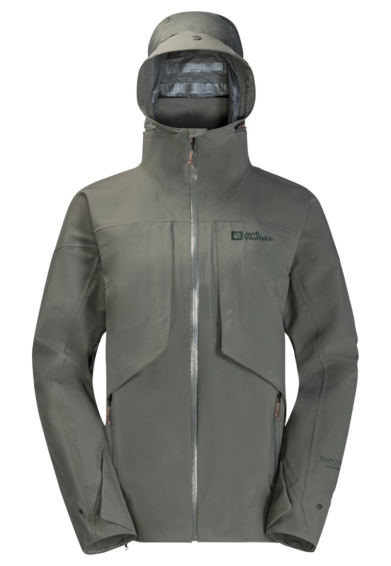 Jack Wolfskin Regenjas grijs