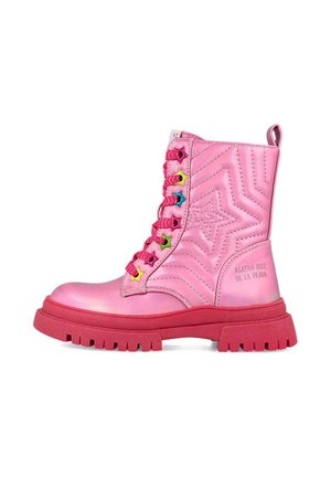 DISEÑO CASUAL - Botines con cordones - rosa