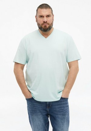 s.Oliver T-SHIRT - T-shirt basic - azurblau