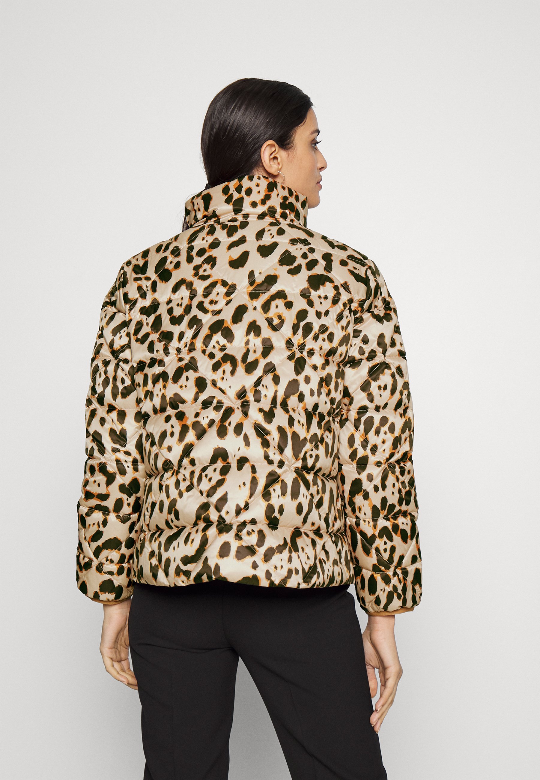 Marc Cain Down jacket - leo/brown 