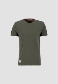 Alpha Industries DRAGON EMB  - Print T-shirt - dark olive