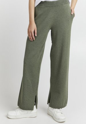 PZSARA - Tracksuit bottoms - deep lichen green melange