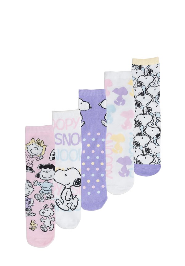 5ER PACK THE PEANUTS SNOOPY - Socken - mehrfarbig