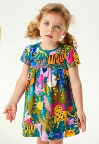 Next - SHORT SLEEVE - Sukienka z dżerseju - green - 0