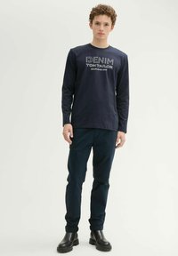 TOM TAILOR DENIM LOGO  - Hosszú ujjú felső - sky captain blue
