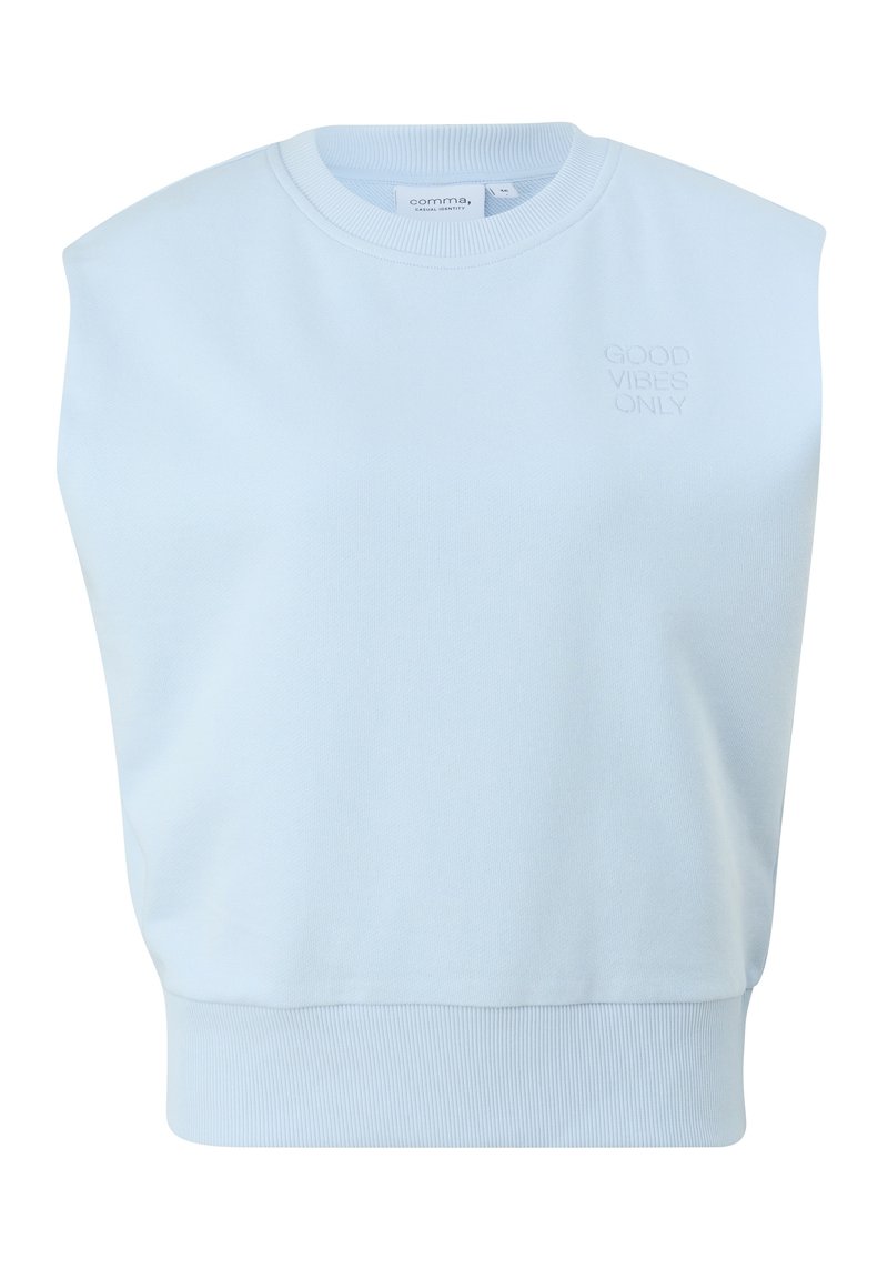 comma casual identity T-shirt print lichtblauw comma casual identity T-shirt print lichtblauw