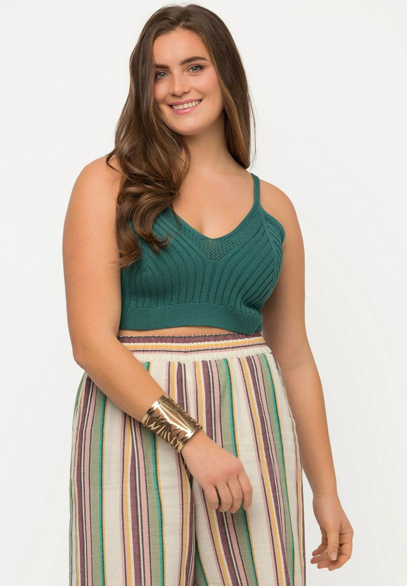 Ulla Popken Top - dark green