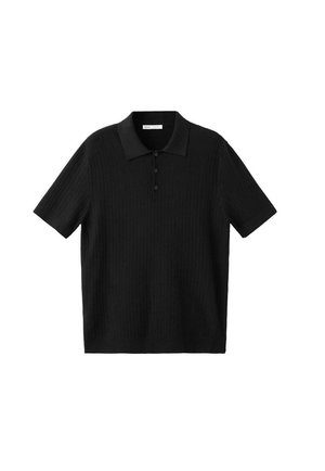 Mango, ADULT - Polo - black