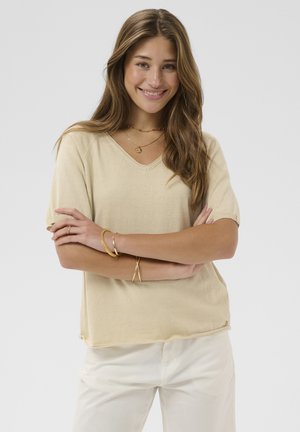 ROMANE - T-Shirt basic - oatmeal