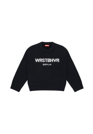 WRSTBHVR, WRSTBHVR SWEATER ELIAM V2 SWEATER - Πουλόβερ - black beauty