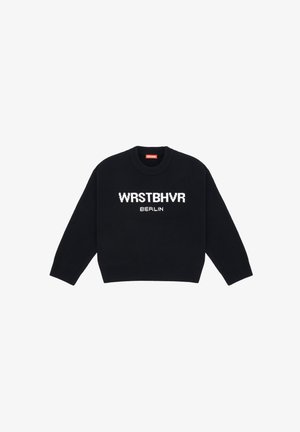 WRSTBHVR, WRSTBHVR SWEATER ELIAM V2 SWEATER - Πουλόβερ - black beauty