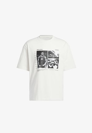 adidas Performance, TEE - T-shirt imprimé - cloud white