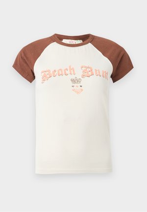 Roxy, BEACH BUM - Μπλουζάκι με στάμπα - coconut milk