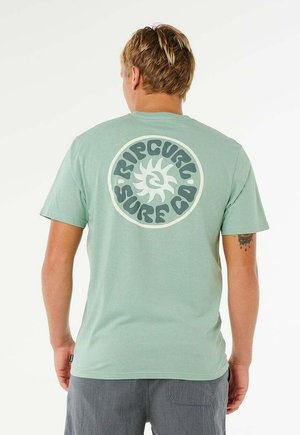 À MANCHES COURTES PACIFIC RINSE CIRCLE - T-shirt con stampa - aloe