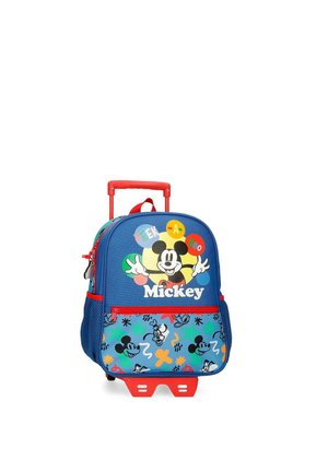 Disney, DISNEY DISNEY MICKEY PEEK A BOO BACKPACK ADAP TROLLEY 33CM MALE BLUE - Mochila escolar - blue