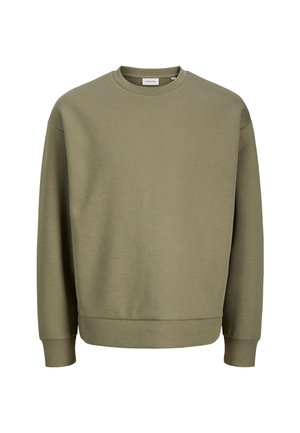 Jack & Jones, JACK & JONES SWEATSHIRT BARRON PULLOVER - Sweater - oliv