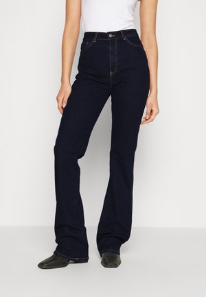 Comycom Jeans Donna Bootcut Break - Blu Scuro, Vita Media, Denim 12oz, 98% Cotone 2% Elastan, Taglie Da 32W X 34L