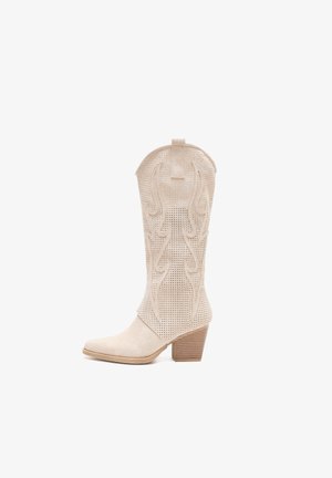 Elara Stivali texani / biker - natur