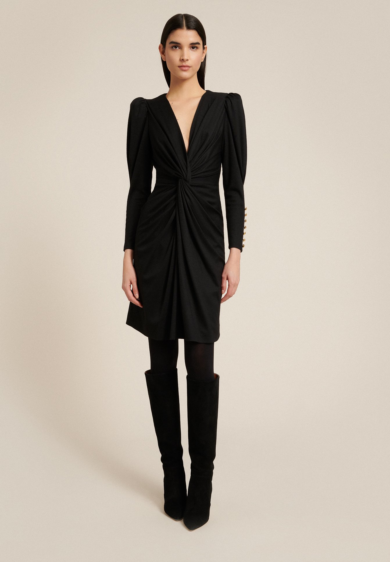 Luisa Spagnoli Vestito di maglina - nero - Zalando.it