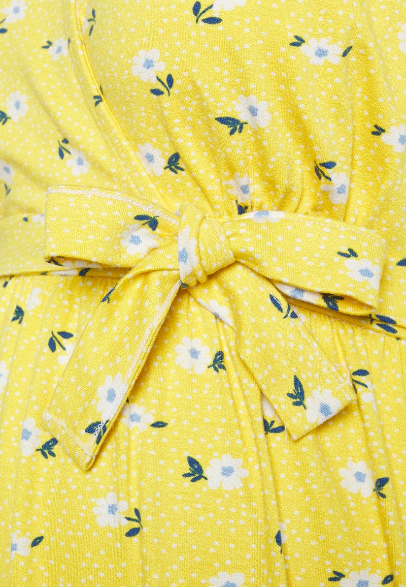 Damen Freizeitkleider | JoJo Maman Bébé FLORAL MOCK WRAP DRESS Jerseykleid yellow/gelb - DJ25166 Damen Freizeitkleider | JoJo Maman Bébé FLORAL MOCK WRAP DRESS Jerseykleid yellow/gelb - DJ25166