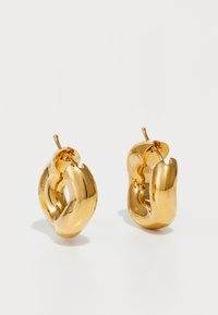 WAVE BLOW HOOPS - Auskarai - gold-coloured