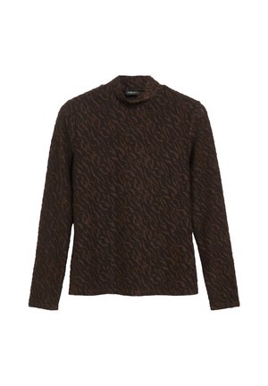 s.Oliver, T-SHIRT - Longsleeve - dunkelbraun