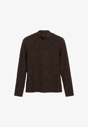 s.Oliver, T-SHIRT - Longsleeve - dunkelbraun