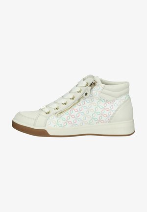 High-top trainers - cream pastel multi