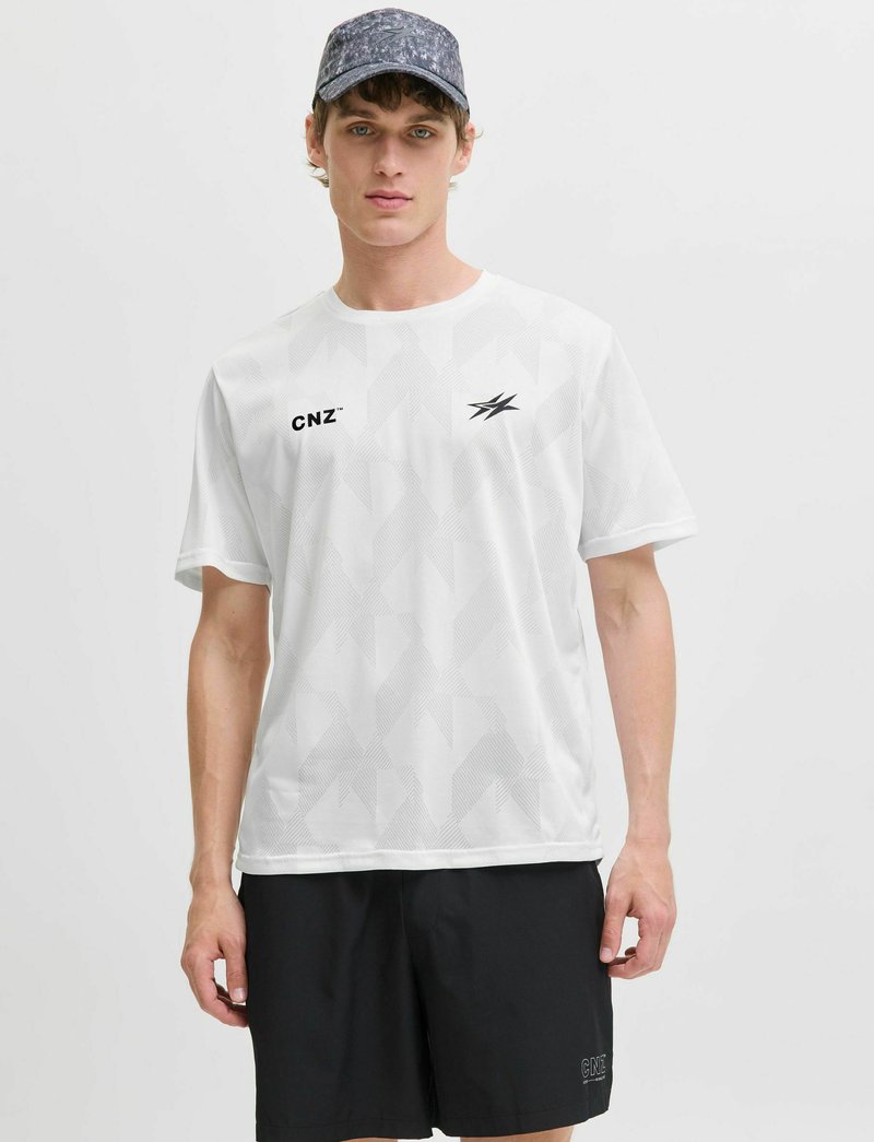 Jack & Jones Marškinėliai su spaudiniu - bright white